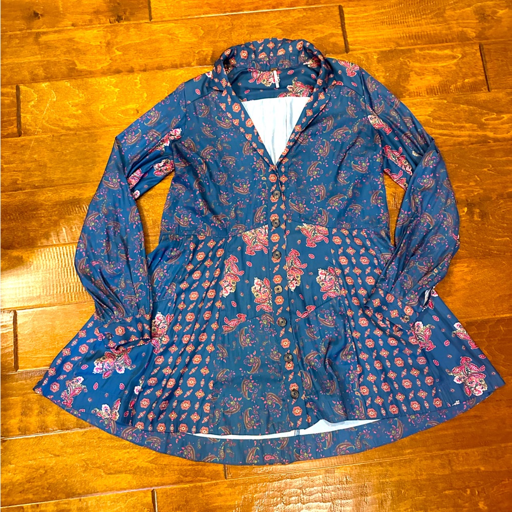 Free people tunic shirt dress size medium